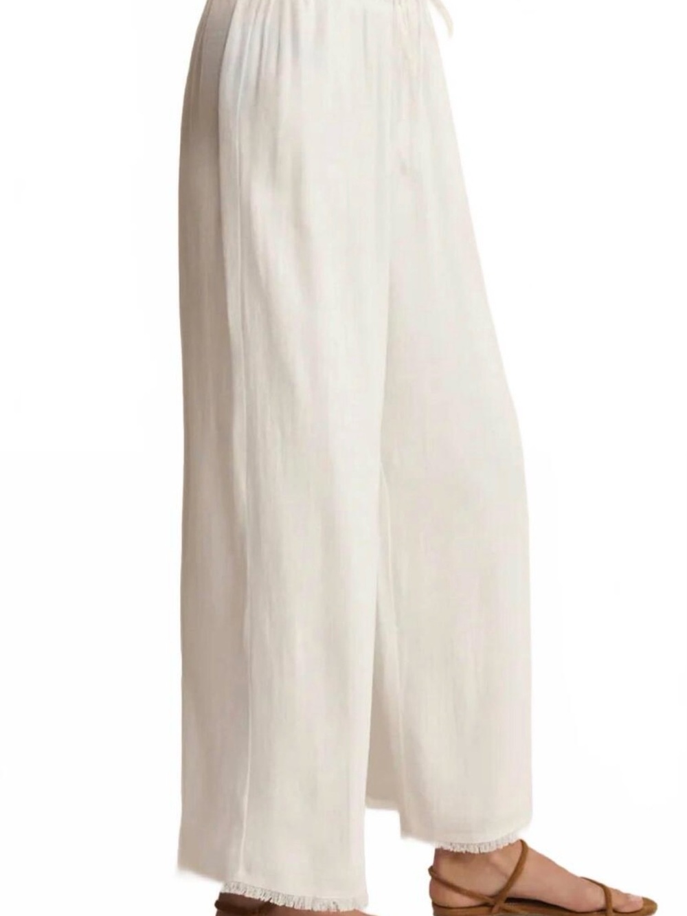 Z Supply Soren Wide-Leg Fringe Hem Pants NWOT